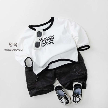 T Striped Cotton Long Sleeve T-Shirt ボーダーTシャツ【mh0012030】