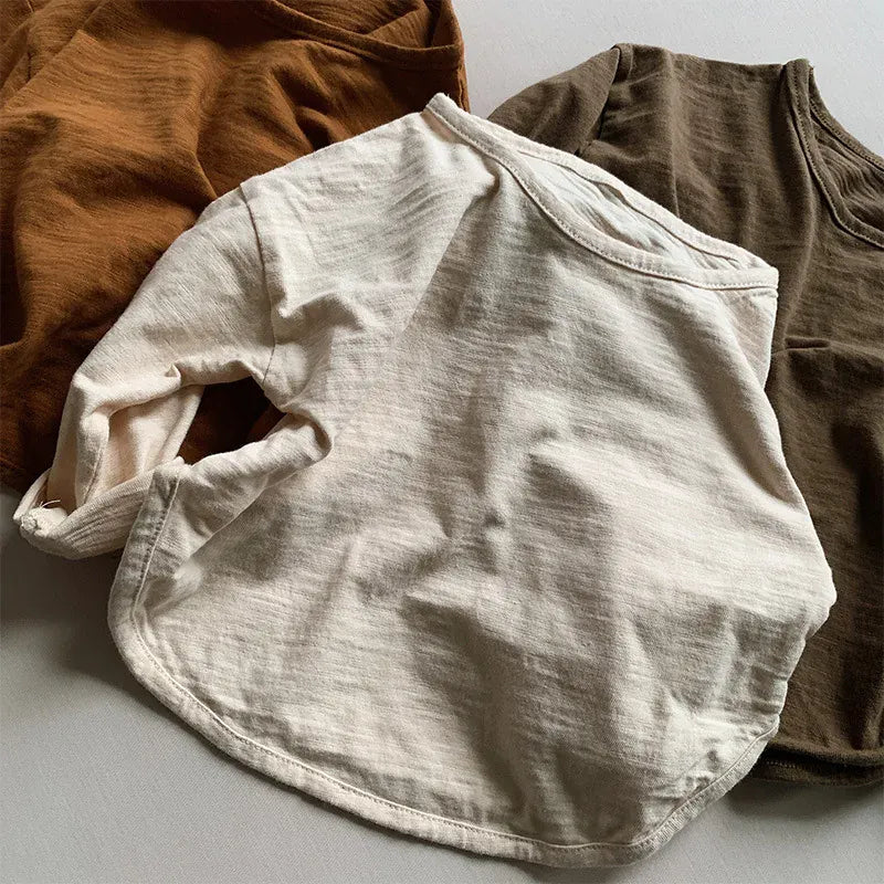 長袖Tシャツ キッズトップス 長袖ルーズ Tシャツ【mh0000803】