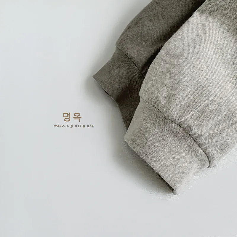 長袖Tシャツ キッズトップス ロゴプリントフーディ長袖Tシャツ【mh0008851】