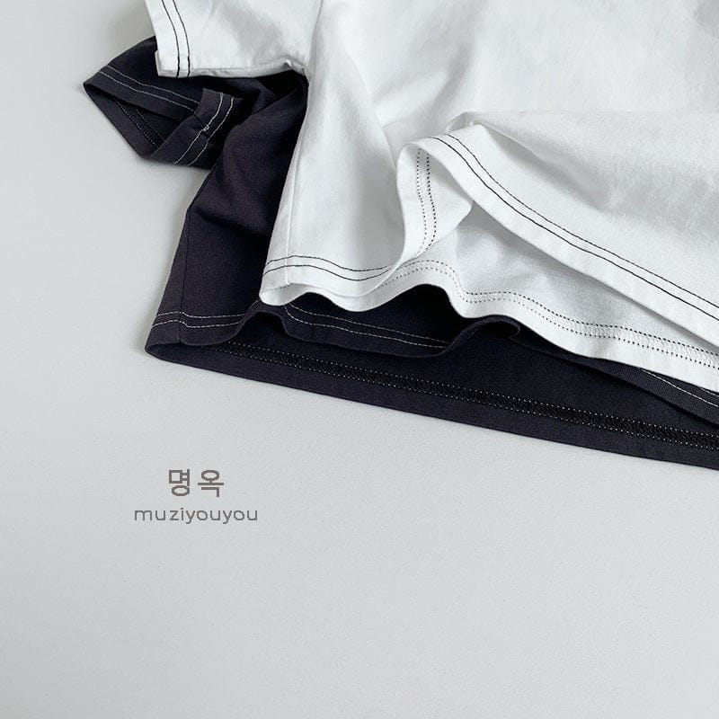 半袖Tシャツ ロゴステッチ半袖Tシャツ【mh0009581】