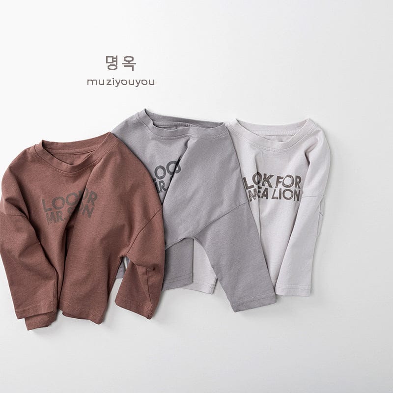 長袖Tシャツ ロゴプリント長袖Tシャツ【mh0010859】