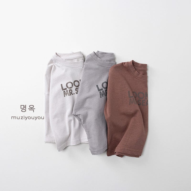 長袖Tシャツ ロゴプリント長袖Tシャツ【mh0010859】
