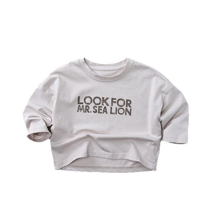 長袖Tシャツ ロゴプリント長袖Tシャツ【mh0010859】