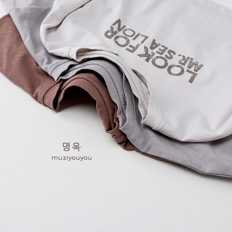 長袖Tシャツ ロゴプリント長袖Tシャツ【mh0010859】