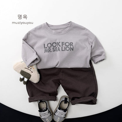 長袖Tシャツ ロゴプリント長袖Tシャツ【mh0010859】