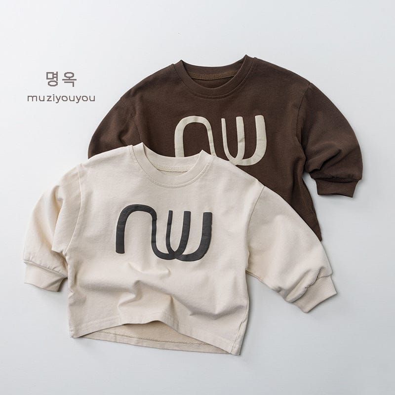 長袖Tシャツ 幾何学プリント長袖Tシャツ【mh0010861】