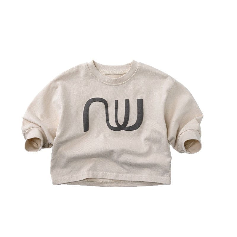 長袖Tシャツ 幾何学プリント長袖Tシャツ【mh0010861】