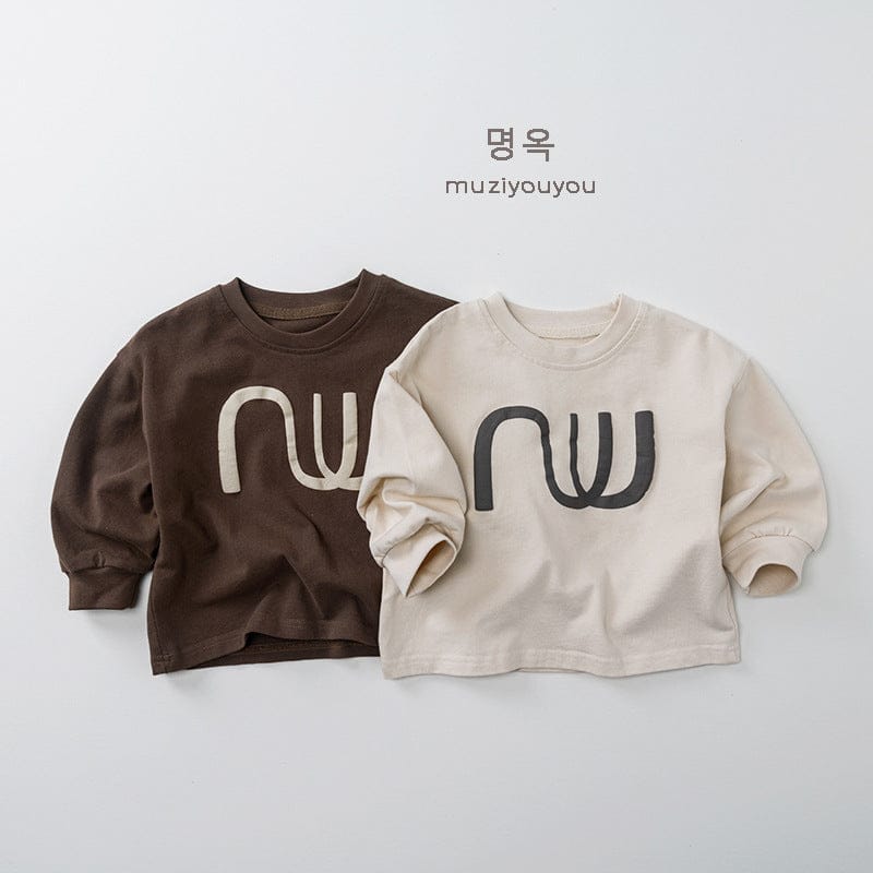 長袖Tシャツ 幾何学プリント長袖Tシャツ【mh0010861】