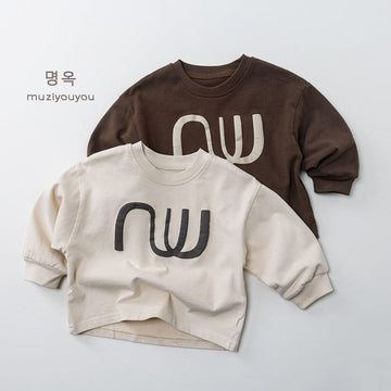 長袖Tシャツ 幾何学プリント長袖Tシャツ【mh0010861】