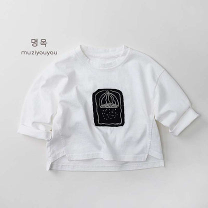 長袖Tシャツ White / 80cm Pure Cotton Versatile T-Shirt コットン 長袖 Tシャツ【mh0012014】