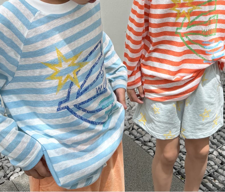 Nautical Sun-Protection Striped Raglan Tee ボーダー 長袖Tシャツ【mh0013623】 ppapa 長袖Tシャツ
