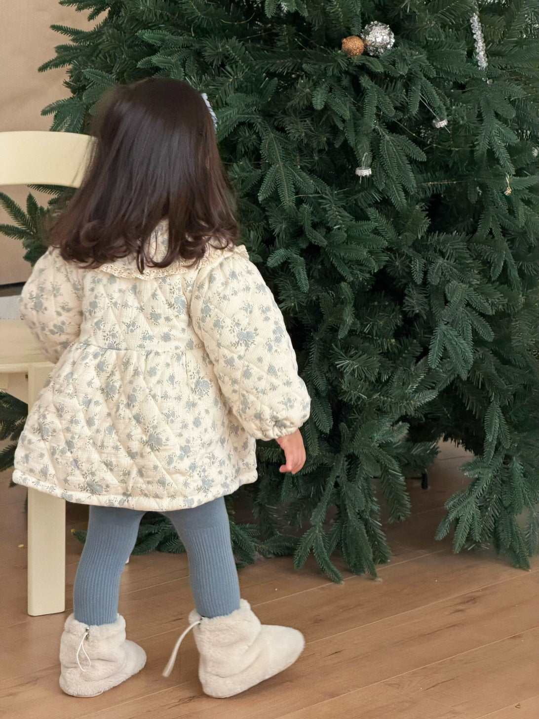 ショートコート・ジャケット・ジャンパー フリルビッグカラーAラインジャケット キルトコート【mh0011928】