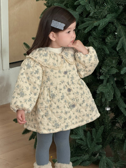 ショートコート・ジャケット・ジャンパー フリルビッグカラーAラインジャケット キルトコート【mh0011928】