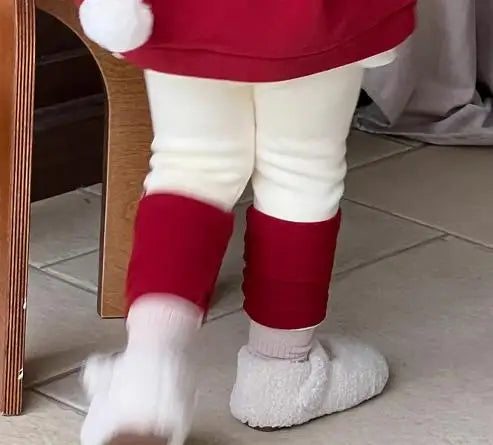 長袖セットアップ apricot leggings / 9M  73CM ベビートップス/パンツ ぽんぽんフーディ長袖スウェットパーカー/レッグウォーマードッキングレギンスパンツ【mh0008140】