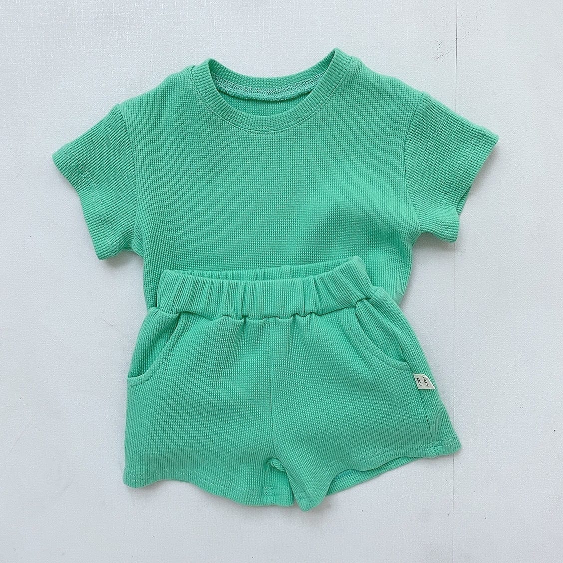 半袖セットアップ Green / 6M 66cm ベビー セットアップ 半袖 Tシャツ パンツ【mh0000977】
