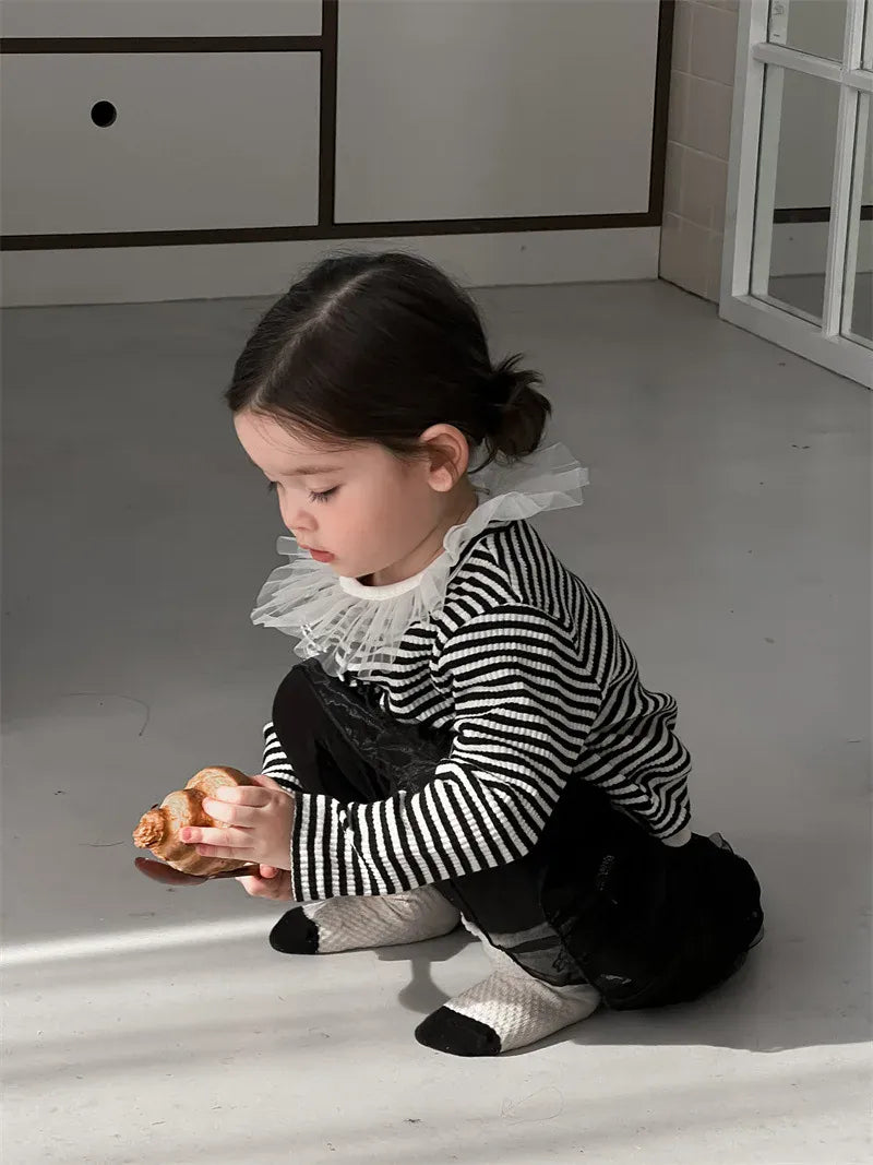 カーディガン・パーカー ベビーカーディガン ボーダーニットジャケット【mh0007202】