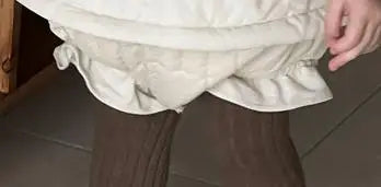 長袖セットアップ ベビーキッズトップス/パンツ フラワー刺繍ビッグ襟パデッドアウターチュニック/バルーンショートパンツ【mh0008415】