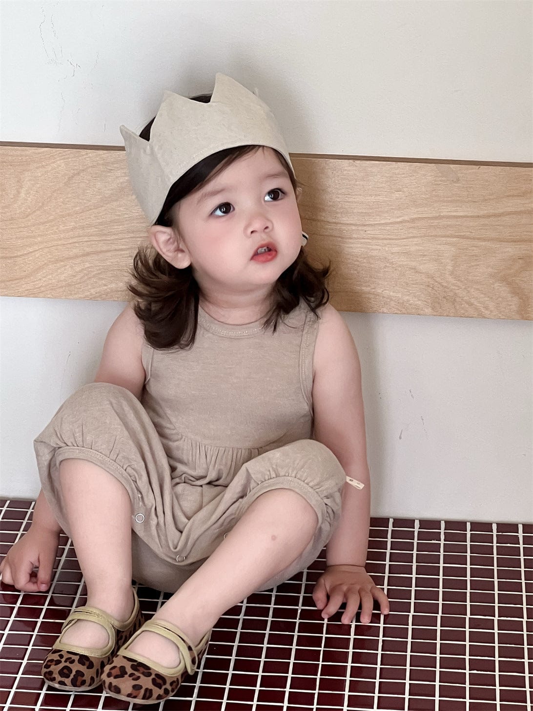 ノースリーブロンパース ノースリーブドレープジャンプスーツ【mh0009916】