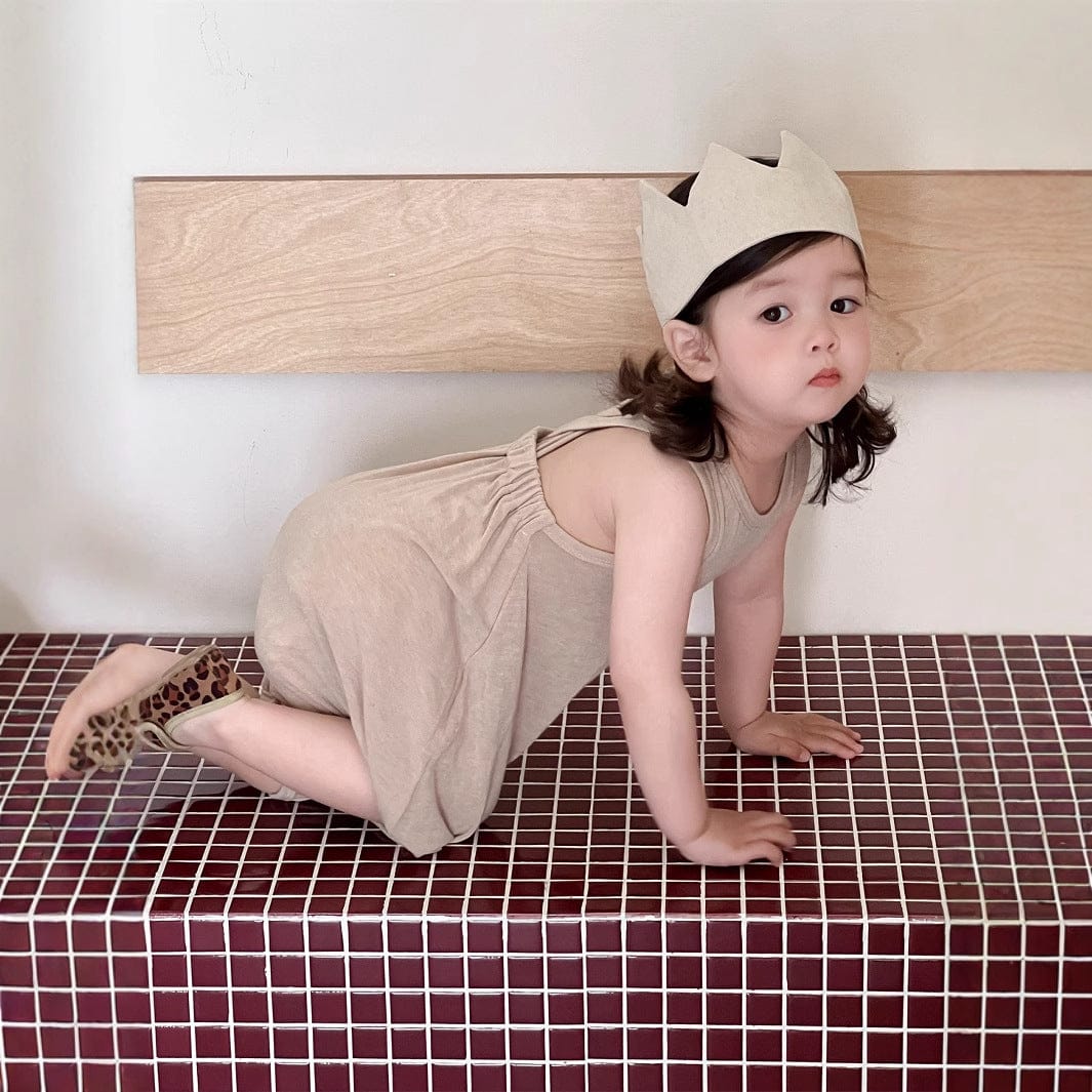 ノースリーブロンパース ノースリーブドレープジャンプスーツ【mh0009916】