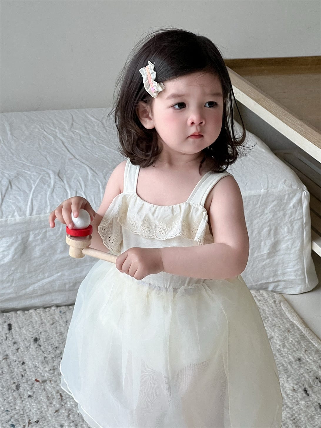 ノースリーブワンピース メッシュスカートキャミソールドレスワンピース【mh0009920】