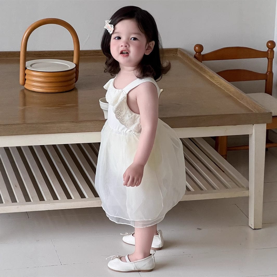 ノースリーブワンピース メッシュスカートキャミソールドレスワンピース【mh0009920】