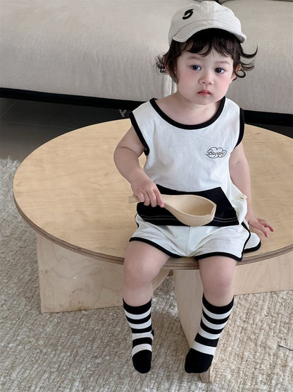 ノースリーブセットアップ ビッグポケットノースリーブタンクトップ+ショートパンツ【mh0009921】