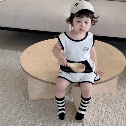 ノースリーブセットアップ ビッグポケットノースリーブタンクトップ+ショートパンツ【mh0009921】