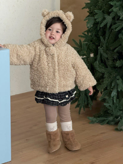 ショートコート・ジャケット・ジャンパー くま耳フーディボアジャケット アウター コート【mh0011926】