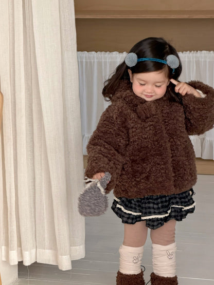 ショートコート・ジャケット・ジャンパー くま耳フーディボアジャケット アウター コート【mh0011926】