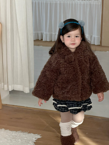 ショートコート・ジャケット・ジャンパー くま耳フーディボアジャケット アウター コート【mh0011926】