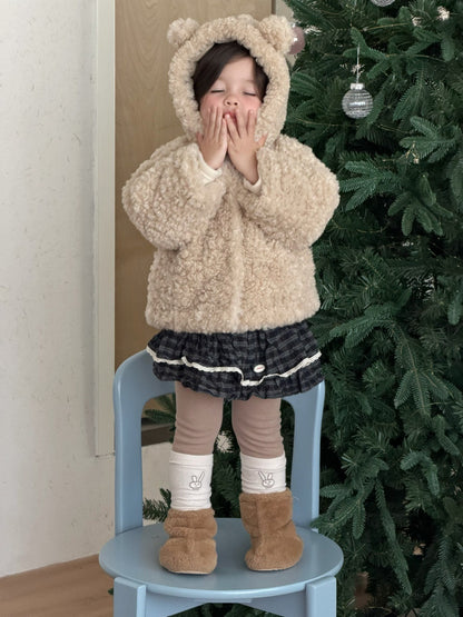 ショートコート・ジャケット・ジャンパー くま耳フーディボアジャケット アウター コート【mh0011926】