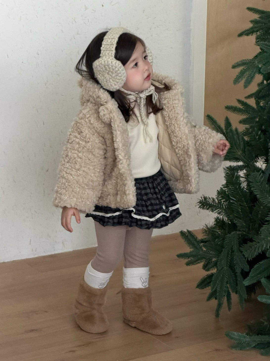 ショートコート・ジャケット・ジャンパー くま耳フーディボアジャケット アウター コート【mh0011926】