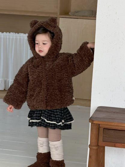 ショートコート・ジャケット・ジャンパー くま耳フーディボアジャケット アウター コート【mh0011926】