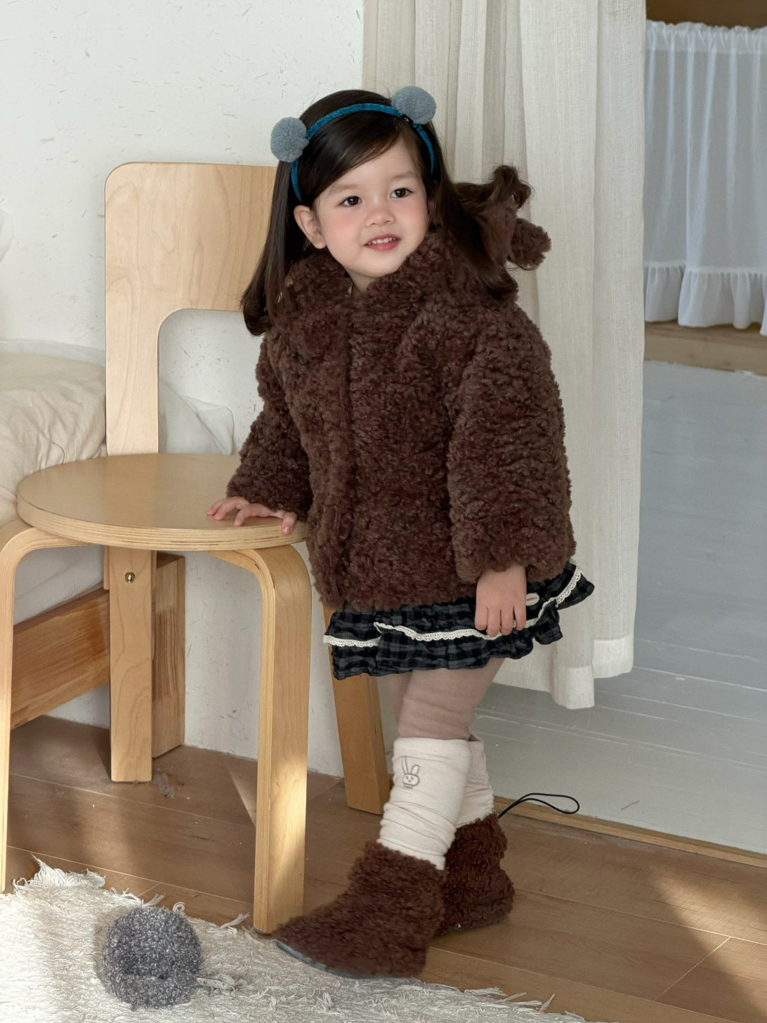 ショートコート・ジャケット・ジャンパー くま耳フーディボアジャケット アウター コート【mh0011926】