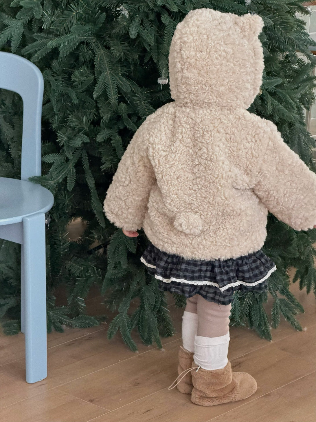 ショートコート・ジャケット・ジャンパー くま耳フーディボアジャケット アウター コート【mh0011926】