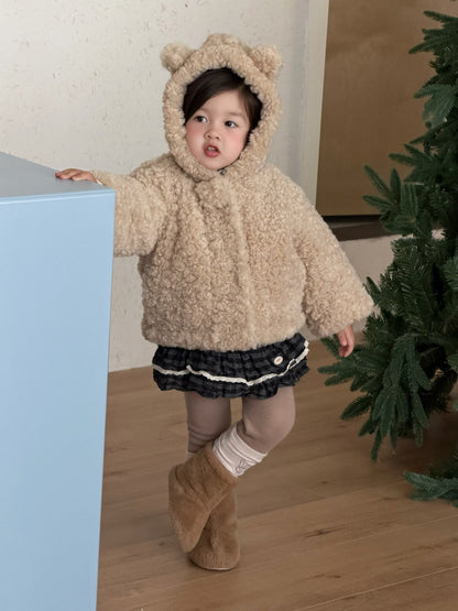 ショートコート・ジャケット・ジャンパー くま耳フーディボアジャケット アウター コート【mh0011926】