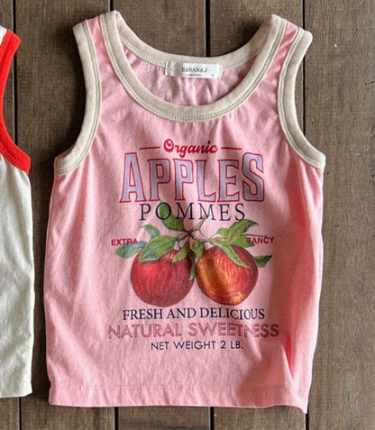 ノースリーブセットアップ pink tops / 6M  66CM ベビートップス/パンツ タンクトップ/デニムショートパンツ【mh0006276】