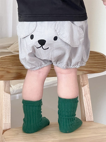 半袖セットアップ アップリケ半袖Tシャツ/バルーンショートパンツ【mh0009910】