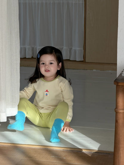 長袖セットアップ 長袖パジャマセット Tシャツ+ロングパンツ プリント柄【mh0011934】