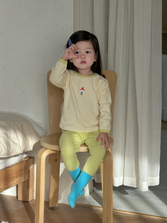 長袖セットアップ 長袖パジャマセット Tシャツ+ロングパンツ プリント柄【mh0011934】