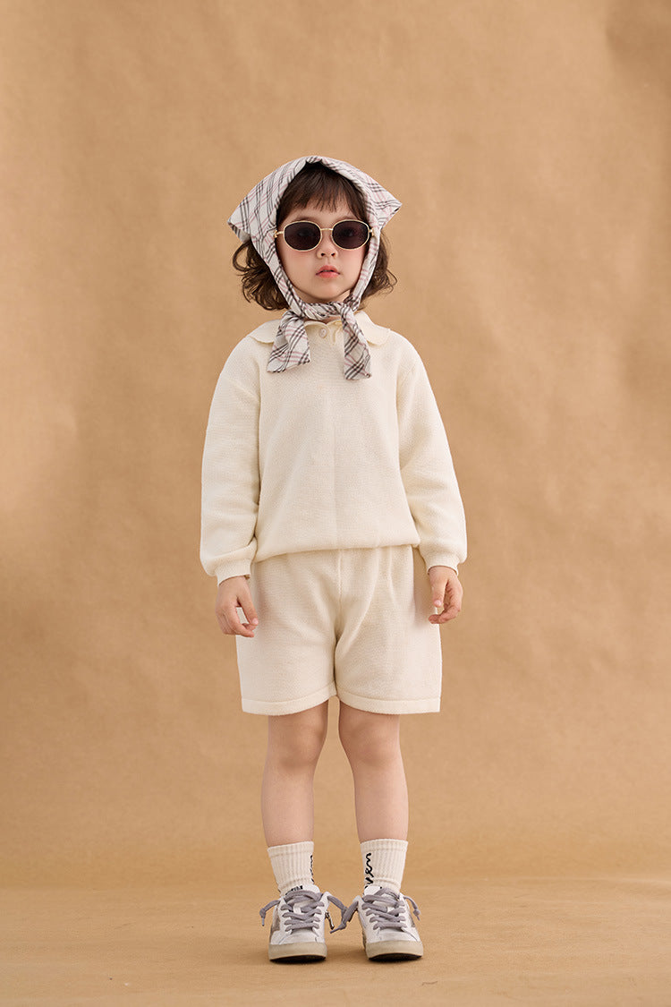Old Money Style Knit Polo Shirt ポロ ニット プルオーバー【mh0012371】 HEY BOOBII