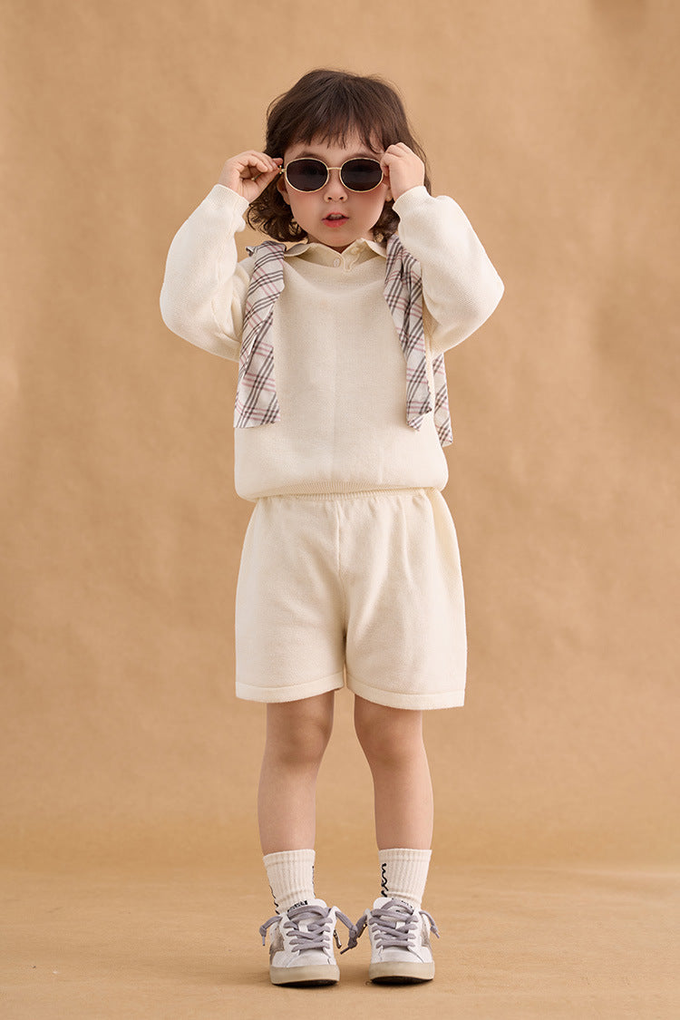 Old Money Style Knit Polo Shirt ポロ ニット プルオーバー【mh0012371】 HEY BOOBII