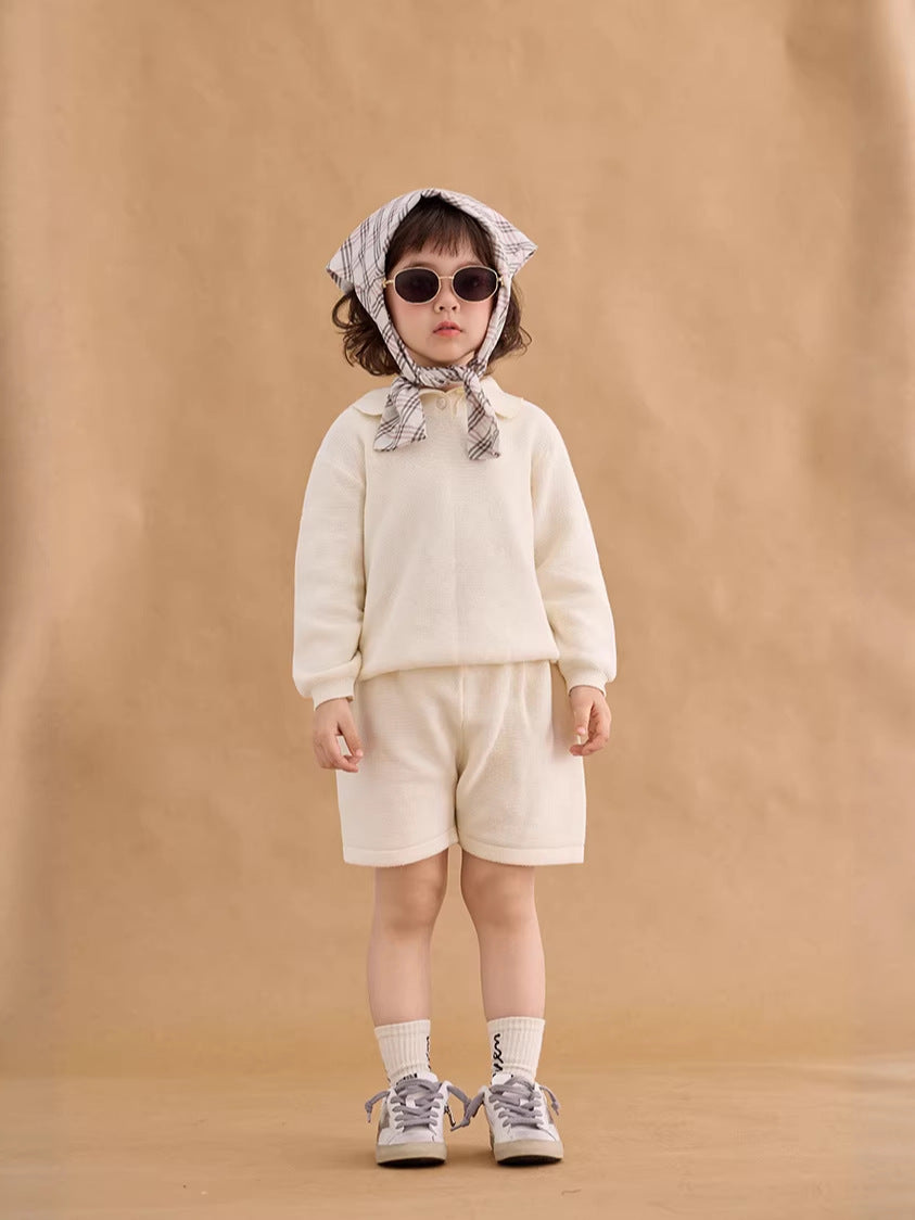 Old Money Style Knit Polo Shirt ポロ ニット プルオーバー【mh0012371】 mamahalo shop