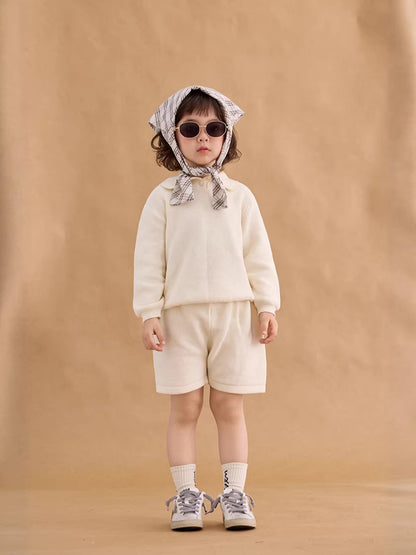 Old Money Style Knit Polo Shirt ポロ ニット プルオーバー【mh0012371】 mamahalo shop