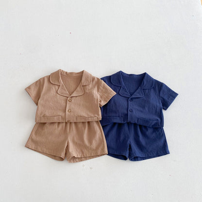 Open Collar Shirt & Shorts Set オープンカラー 半袖 セットアップ【mh0012723】 angou 半袖セットアップ