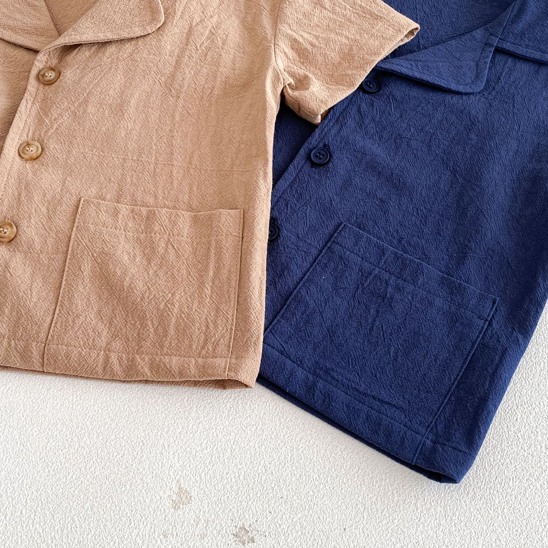 Open Collar Shirt & Shorts Set オープンカラー 半袖 セットアップ【mh0012723】 angou 半袖セットアップ