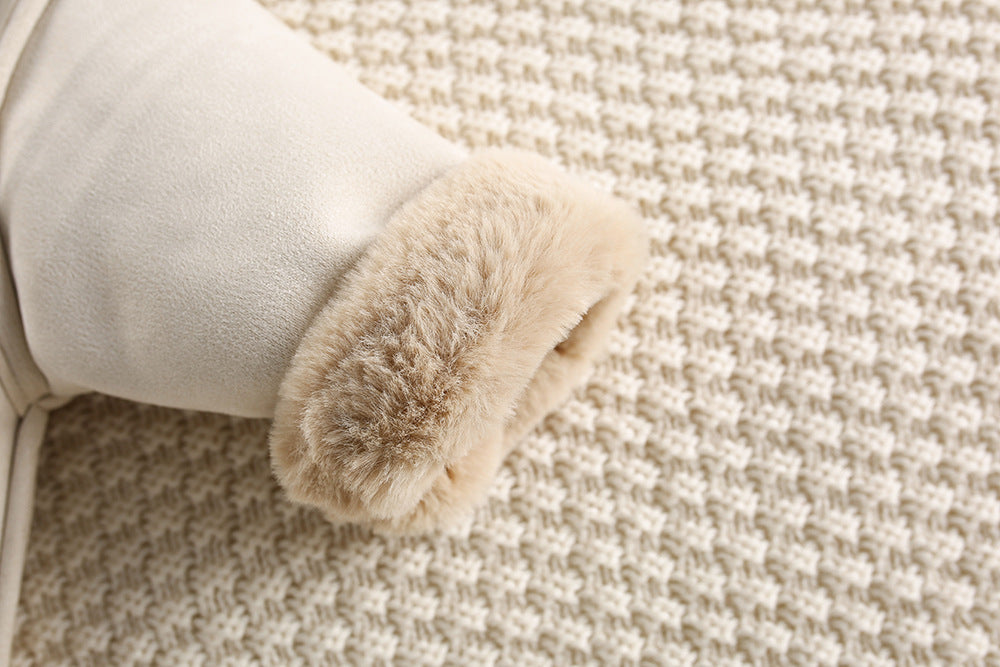 アウタージャンプスーツ アウタージャンプスーツ 犬刺繍 ボア襟 フェイクムートン カバーオール【mh0011694】