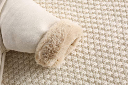 アウタージャンプスーツ アウタージャンプスーツ 犬刺繍 ボア襟 フェイクムートン カバーオール【mh0011694】