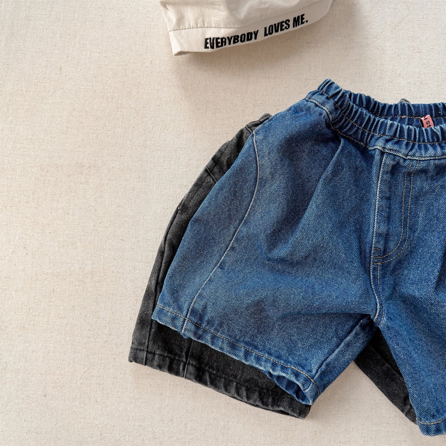 Patch Denim Cropped Jeans パッチ デニム クロップドパンツ【mh0012467】 ADbaby デニムパンツ