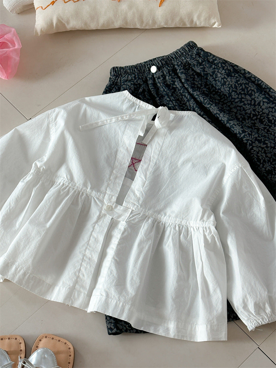 Patchwork Cotton Doll Blouse パッチワーク ドールブラウス【mh0012281】 Laibaobao